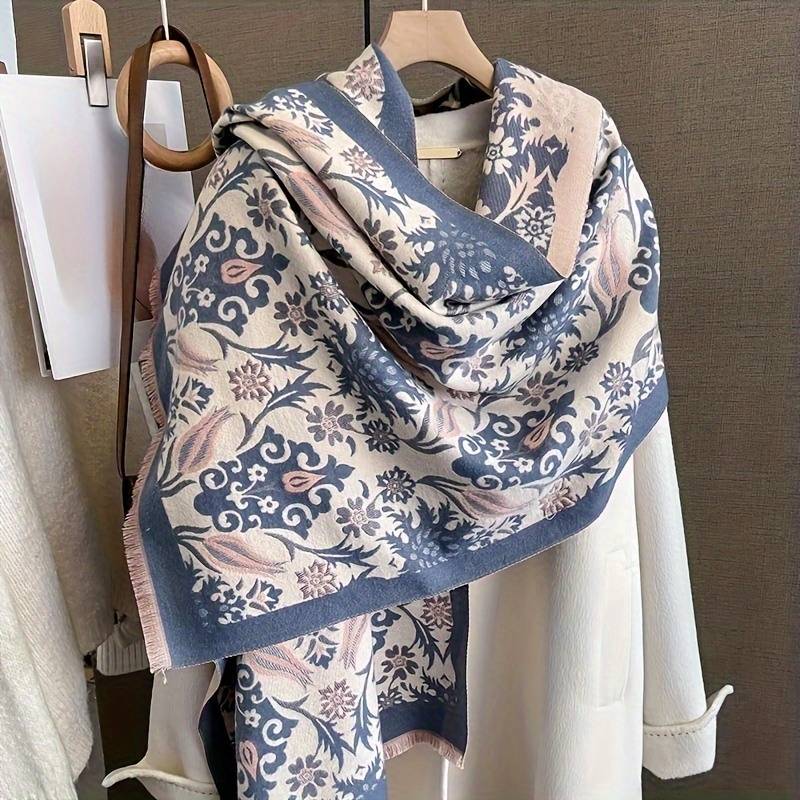 Superdry Sciarpa Vintage Donna – Misto Lana A Maglia Grossa Con Fodera In Pelliccia Sintetica E Patch