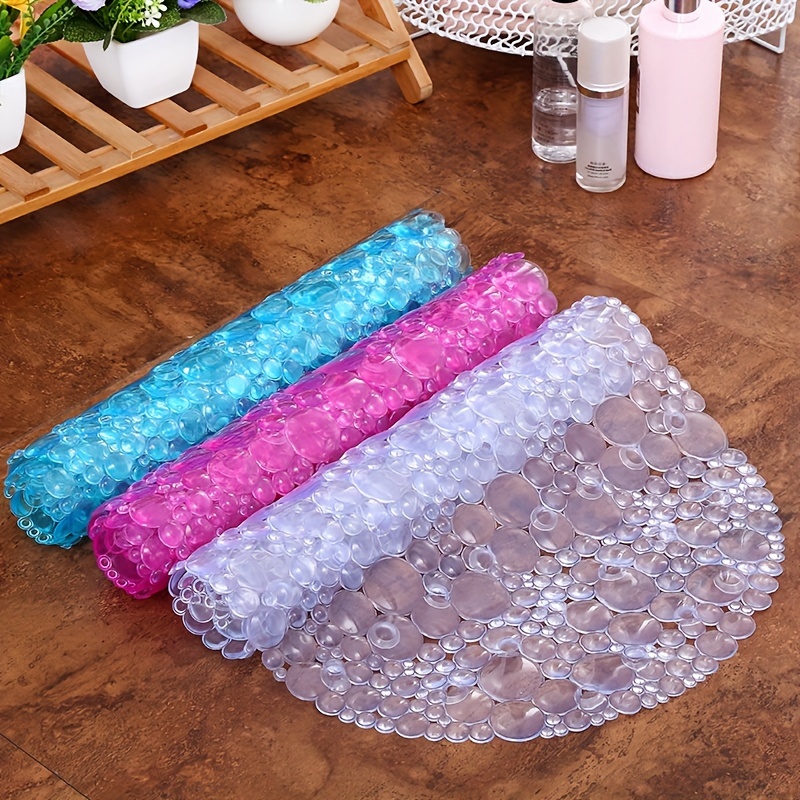 

Bathroom Mat - Waterproof, And Pvc Shower Foot Pad With Drainage Holes For Bathtubs And Showers - Easy To Clean, Quick-drying, And