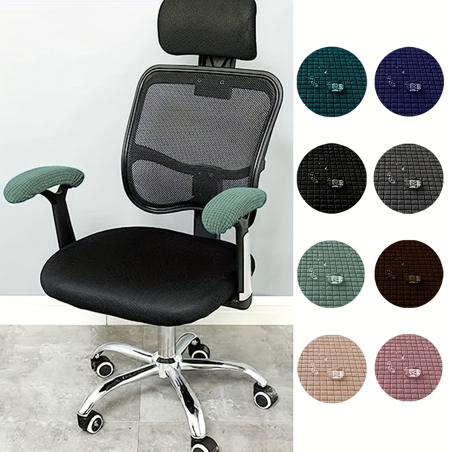 Elastic Office Chair Head Pillow Cover Gaming Chair Headrest Cover  Dustproof Pillow Cover Chair Headrest Protection