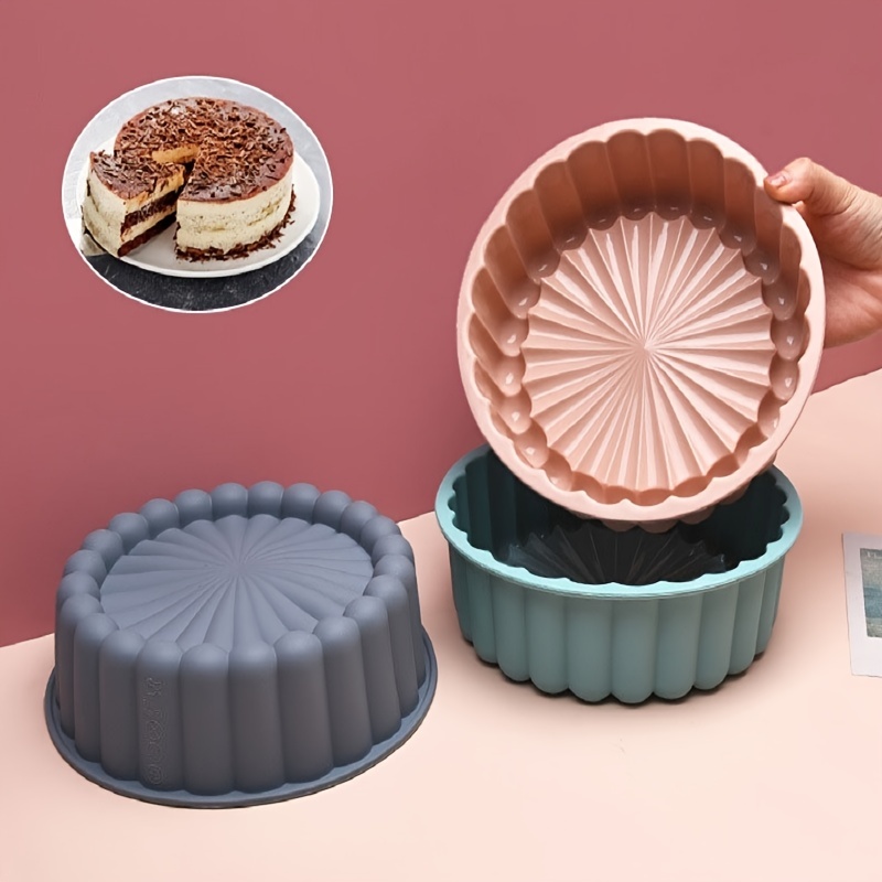 Silicone Cake Mold Round Cakes Pan Charlotte Cake Pan 3D Cake Baking Mold  Bread Tray Birthday Cake Dessert Pan DIY Baking Tools