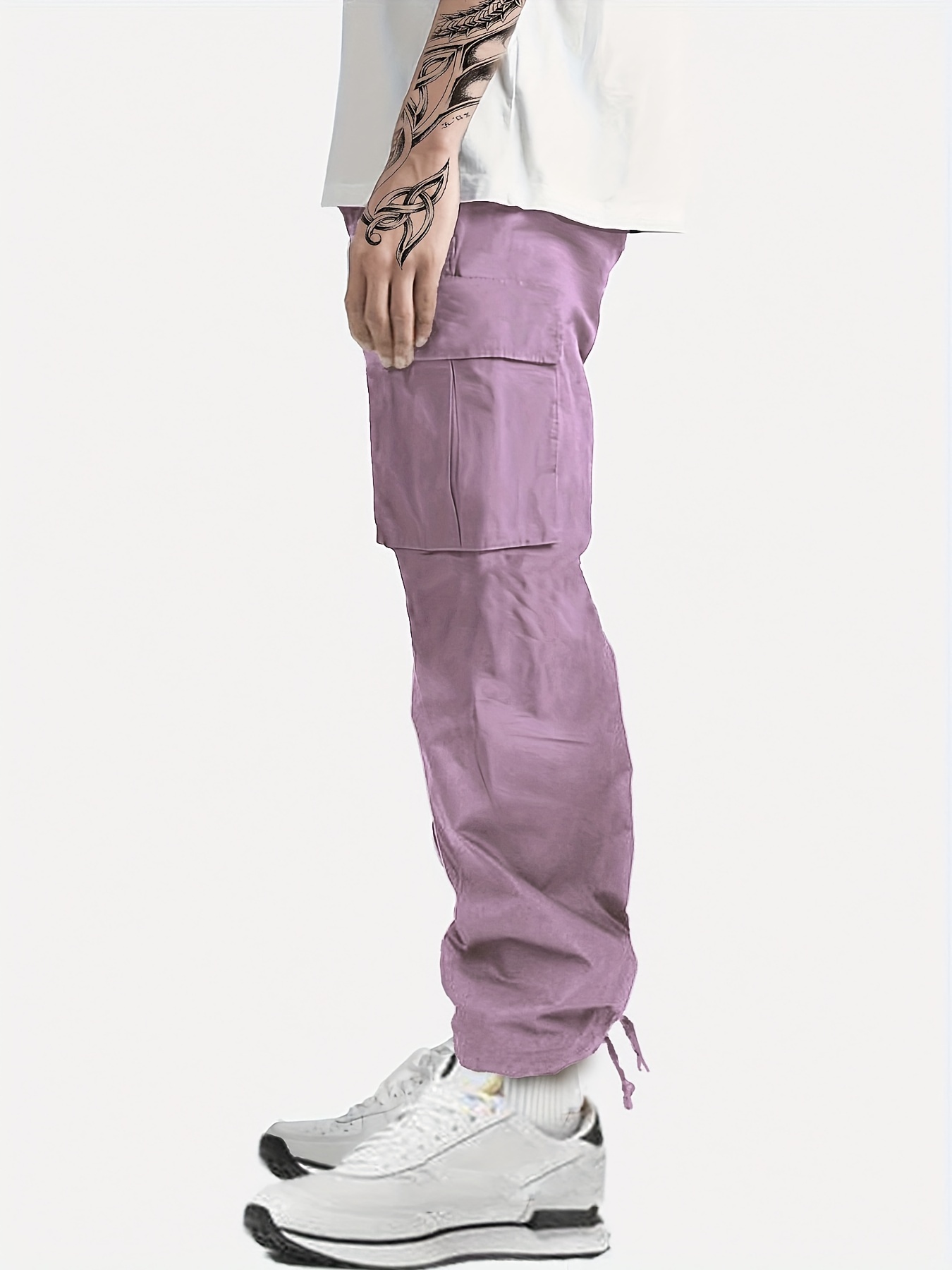 Men's Purple Cargo Pants