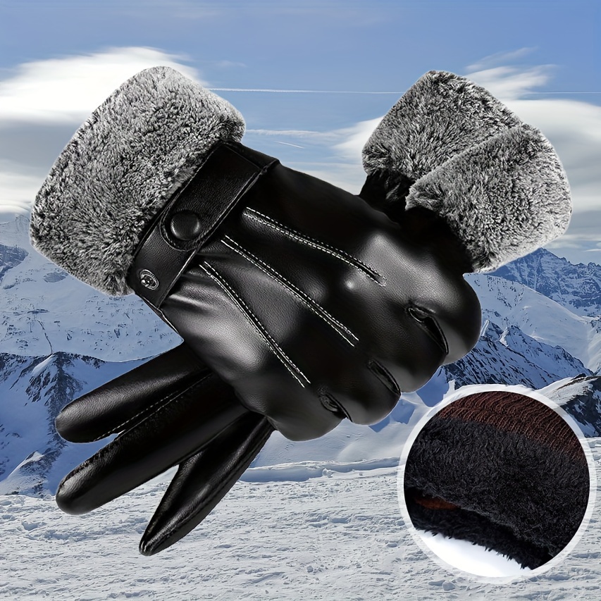 Men's Winter Outdoor Warm Gloves Windproof Waterproof Touch - Temu