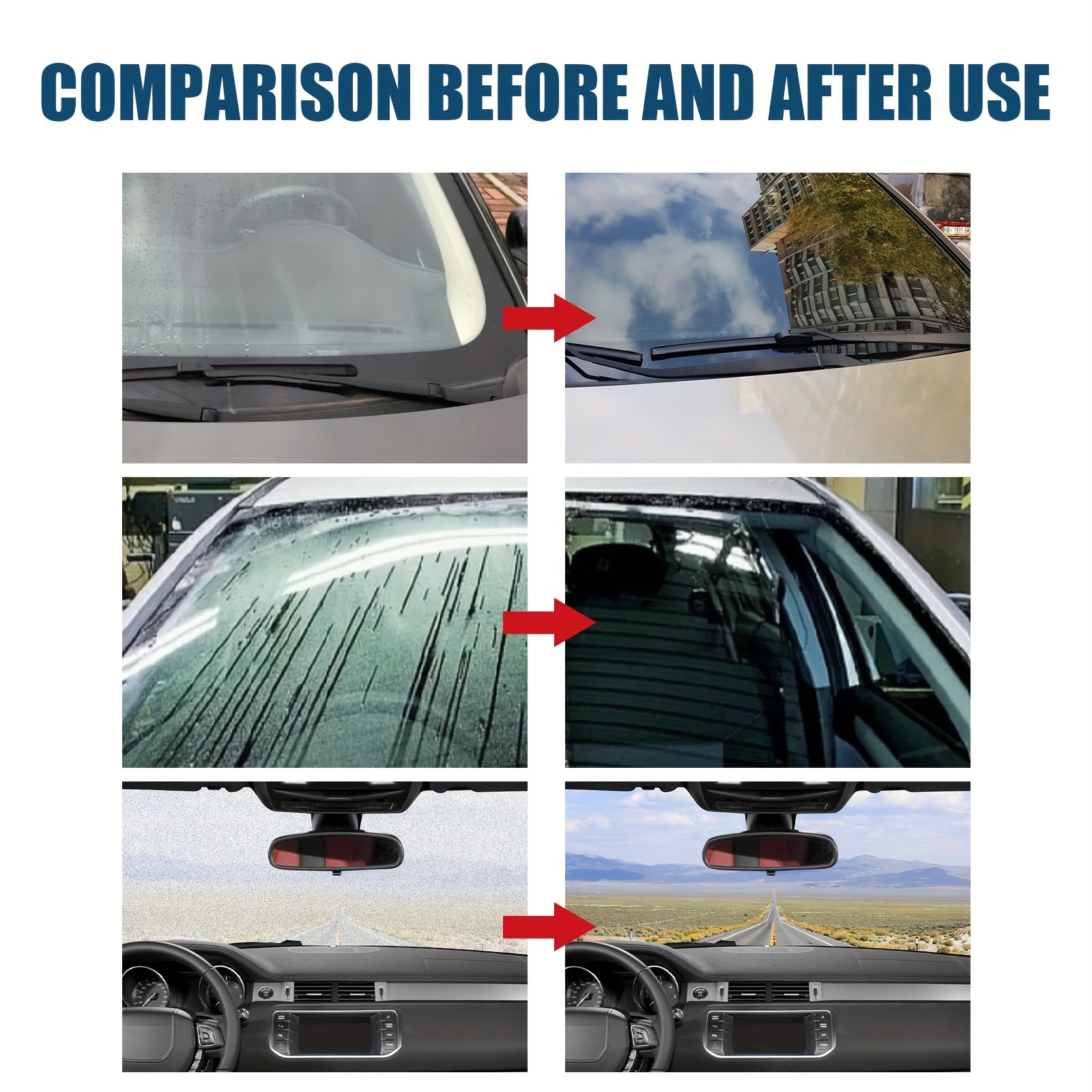 Car Windshield Water Repellents  Auto Glass Film Coating Agent