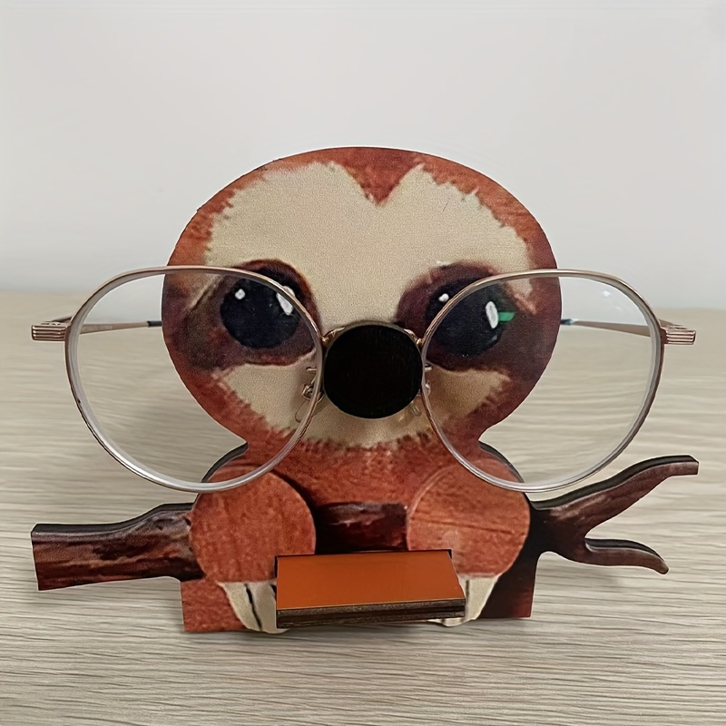 Wooden Glasses Display Stand Shelf Rack Eyeglasses Holder