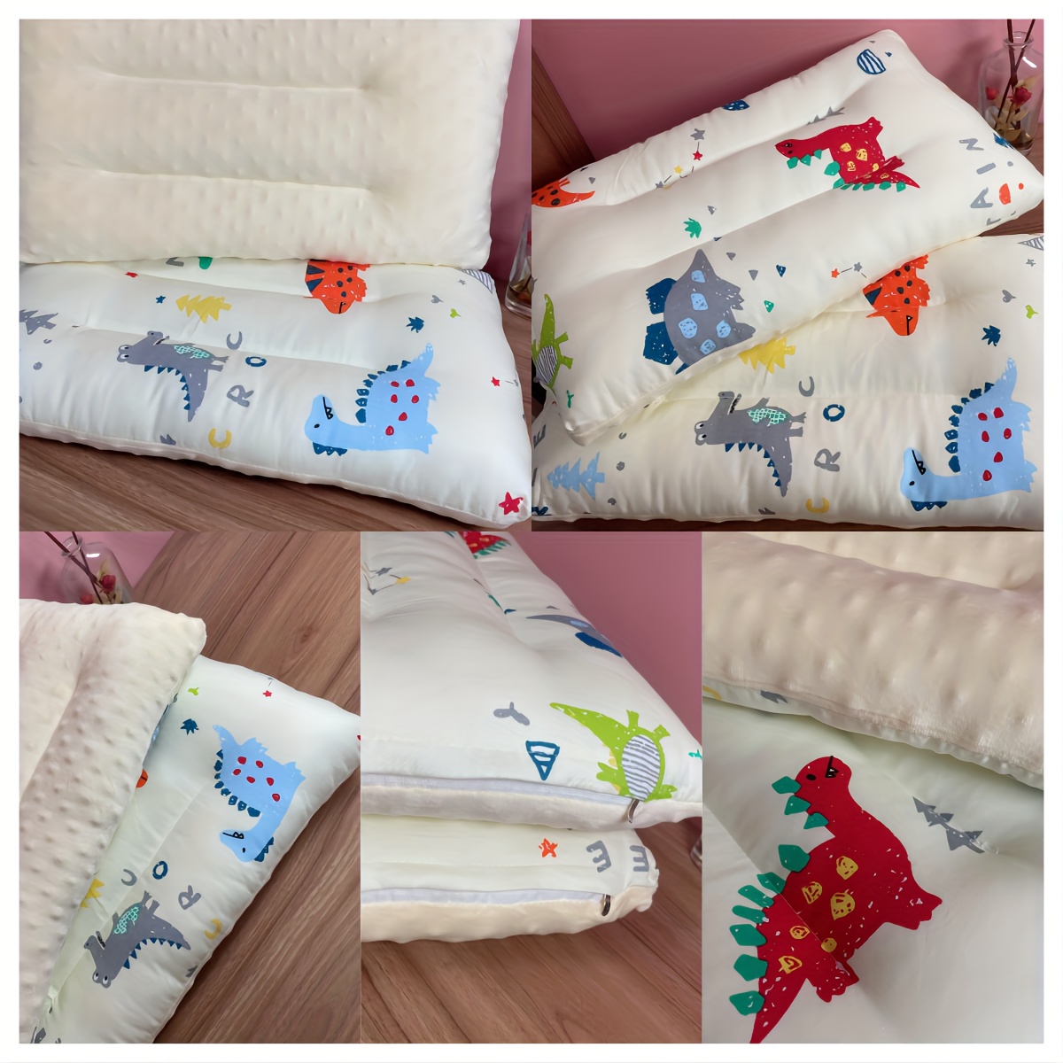 1pc Almohada Niños Reversible Patrón Súper Suave Lindo - Temu