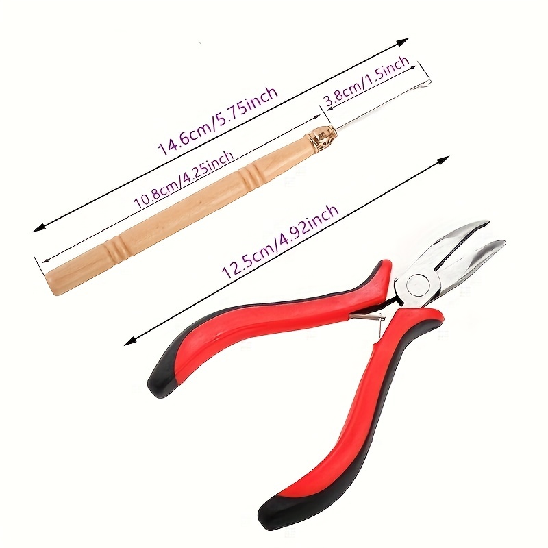 Professional Hair Extension Tool Kit Includes Hair Extension - Temu