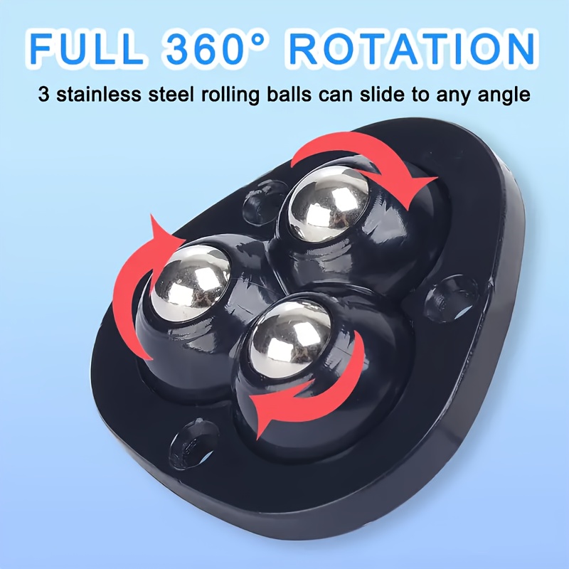 Three Ball Rollers Set Adhesive Universal Wheels - Temu