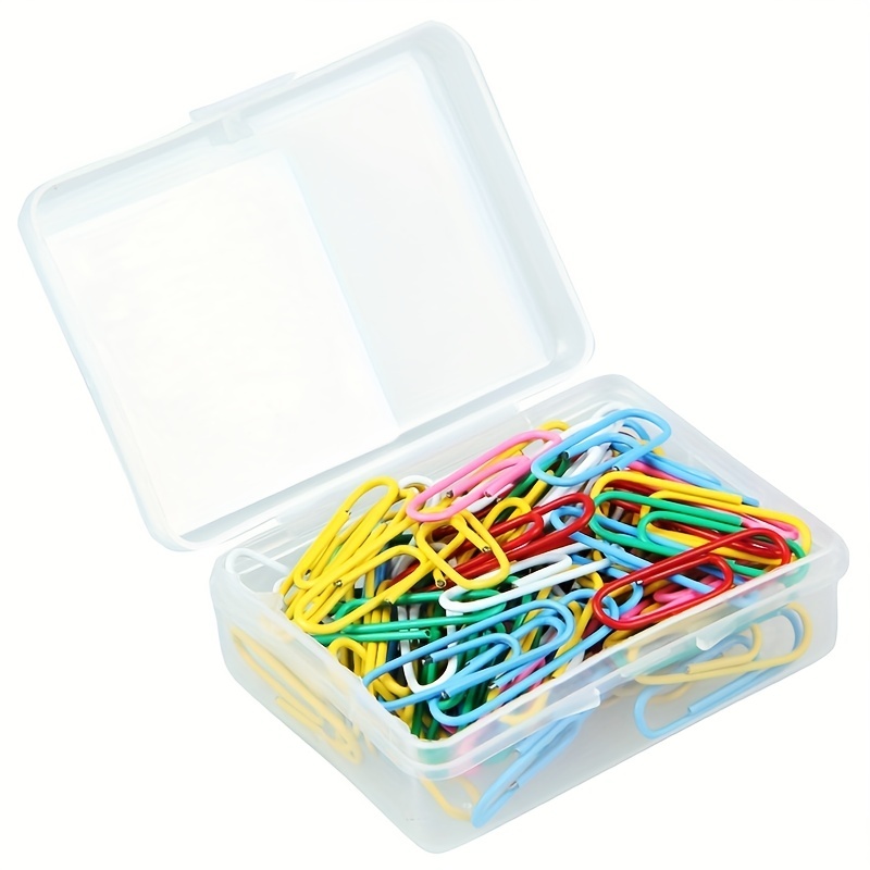 30 Pack 4 Mega Large Multicolored Jumbo Coated Paper Clips - 100mm Extra  Large Paperclips for Office & School Document Organizing