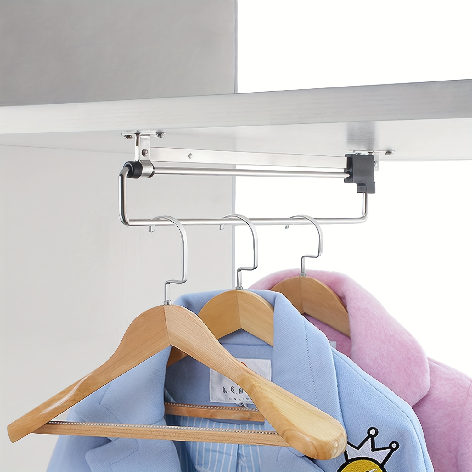 Pull Pants Rack Telescopic Hanging Clothes Rack Bedroom - Temu