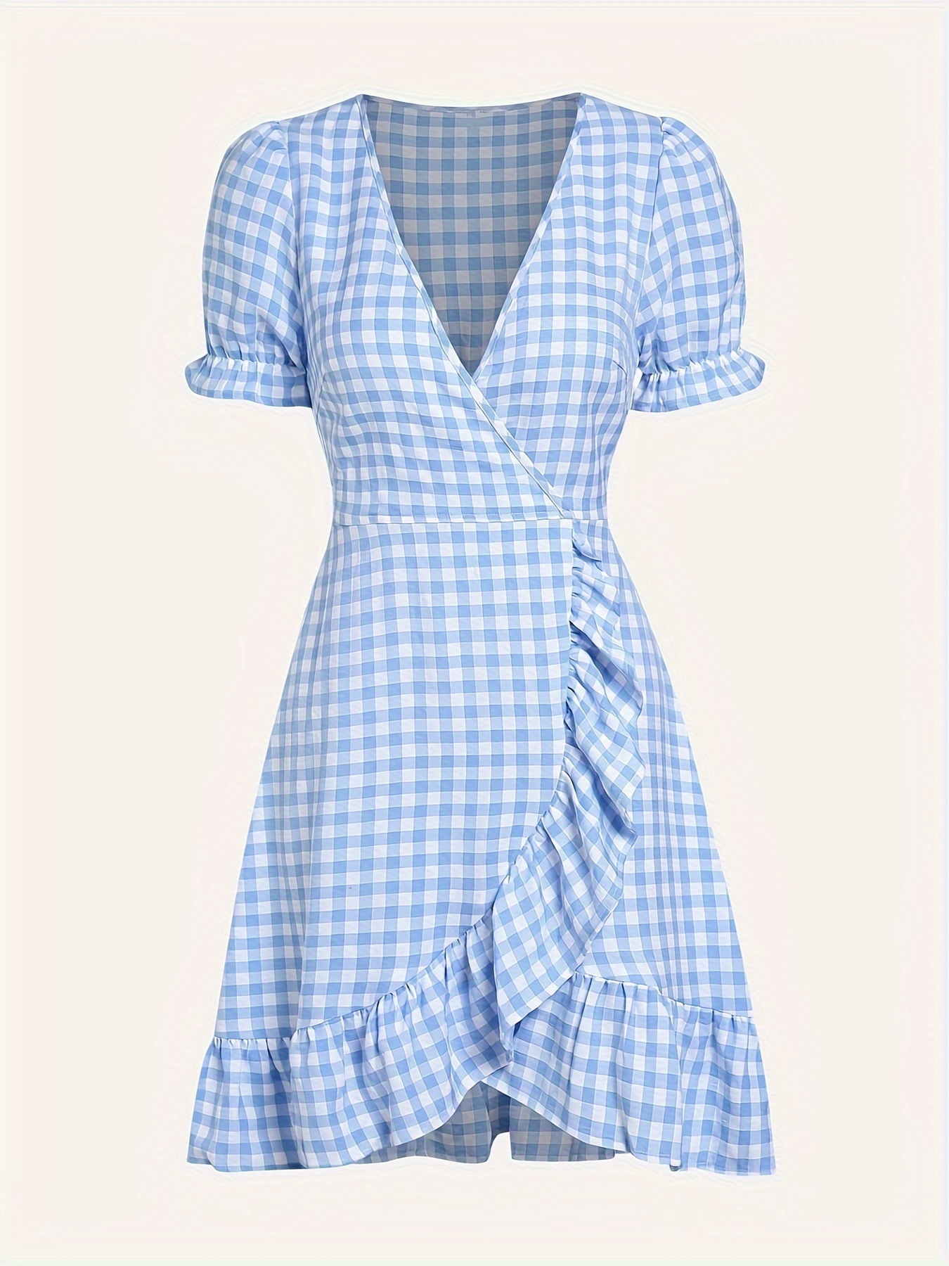 Black and Blue Plaid Dress -  Canada