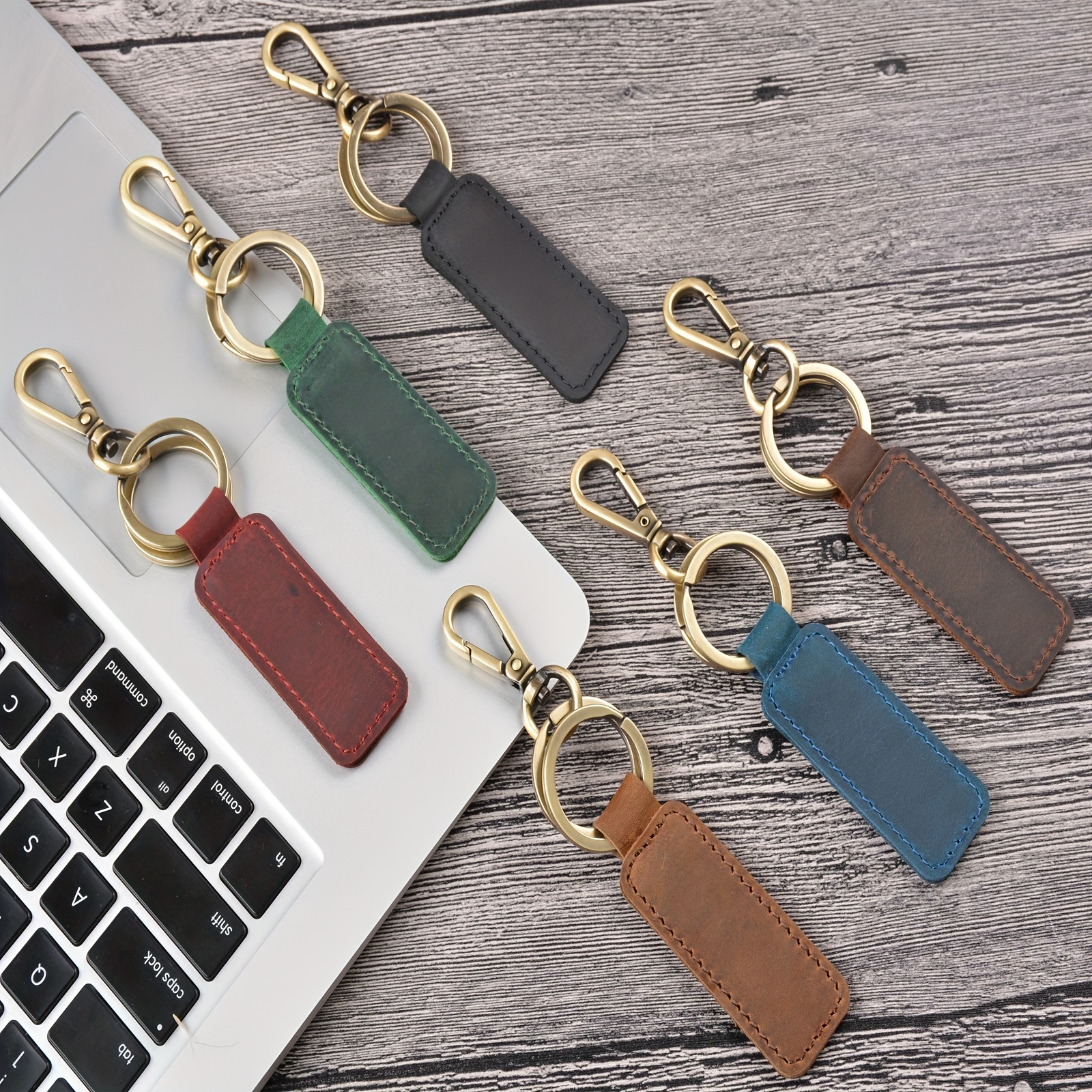 Leather Valet Keychain Leather Key Chain With Belt Loop Clip For Keys - Temu