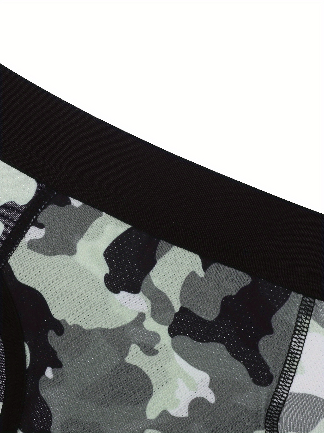 Military Camo White Brief Underwear