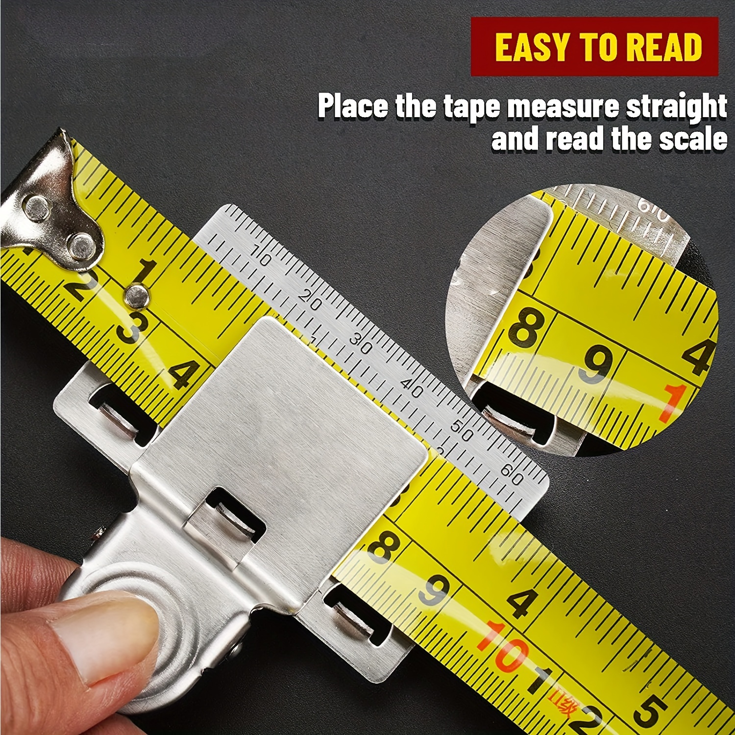 Measuring Tape Clip Precision Tape Measuring Tool Tape - Temu