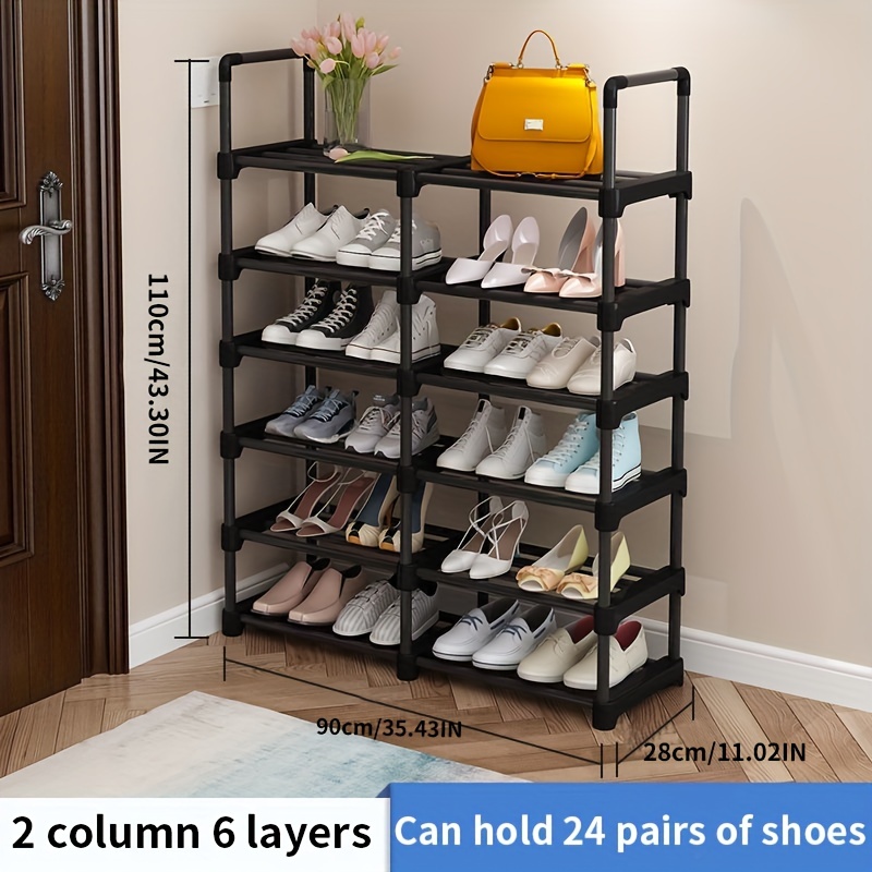 Space Saving 8 Layer Shoe Rack - Dustproof Multi-layer Cabinet For Small  And Narrow Shoes - Free Combination Shoe Storage For Home, Dormitory, And  Indoor Doorway - Temu