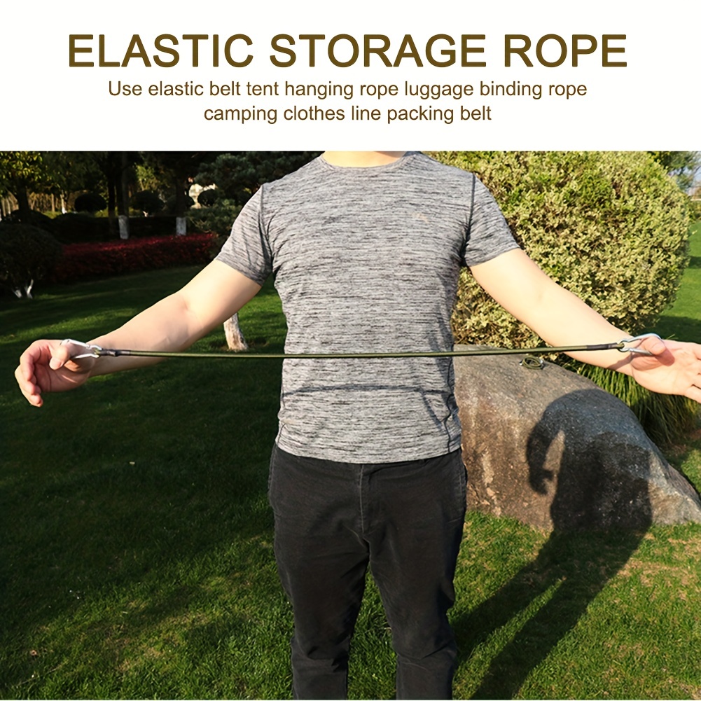 Stretch Rope High Elastic Binding Rope Hook Outdoor Tent - Temu Canada