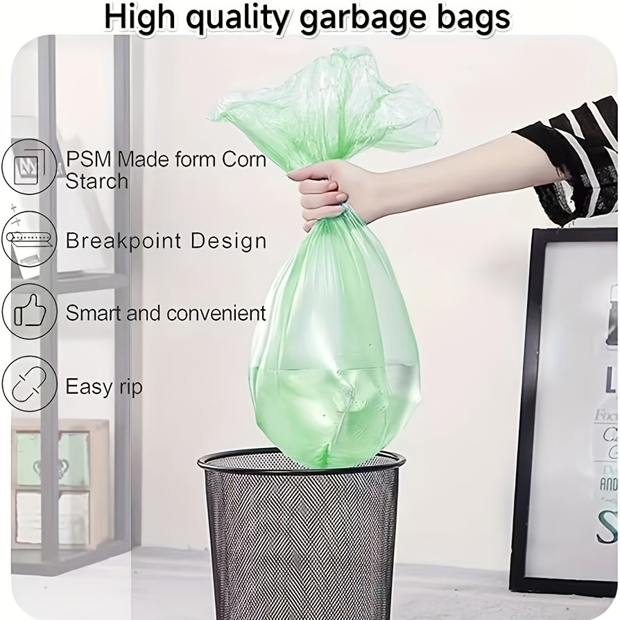 Garbage Bags Trash Disposable Bag 100pcs Bin Points Kitchen For