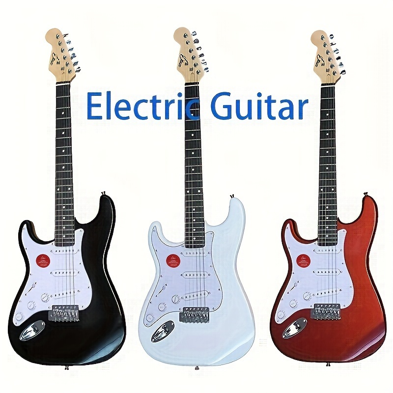 DLASO Guitare Électrique Pour Gaucher Débutant ST Guitare - Temu