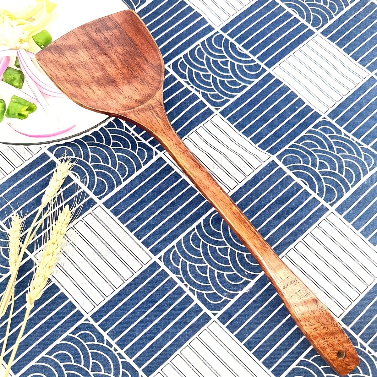 Wooden Spatulas Non stick Wood Turners For Food Frying - Temu