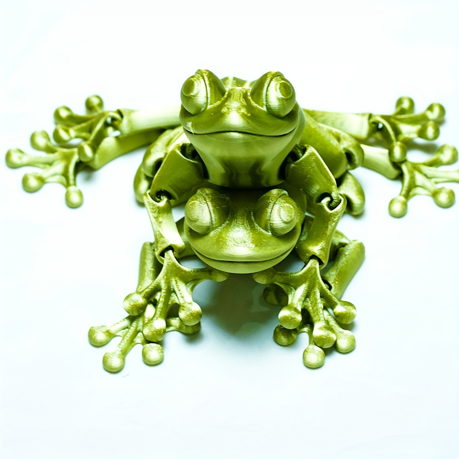 2pcs 3D Printed One-piece Frog, The Joints Can Move Freely, Holiday Home  Decoration, Halloween Room Decor Gothic