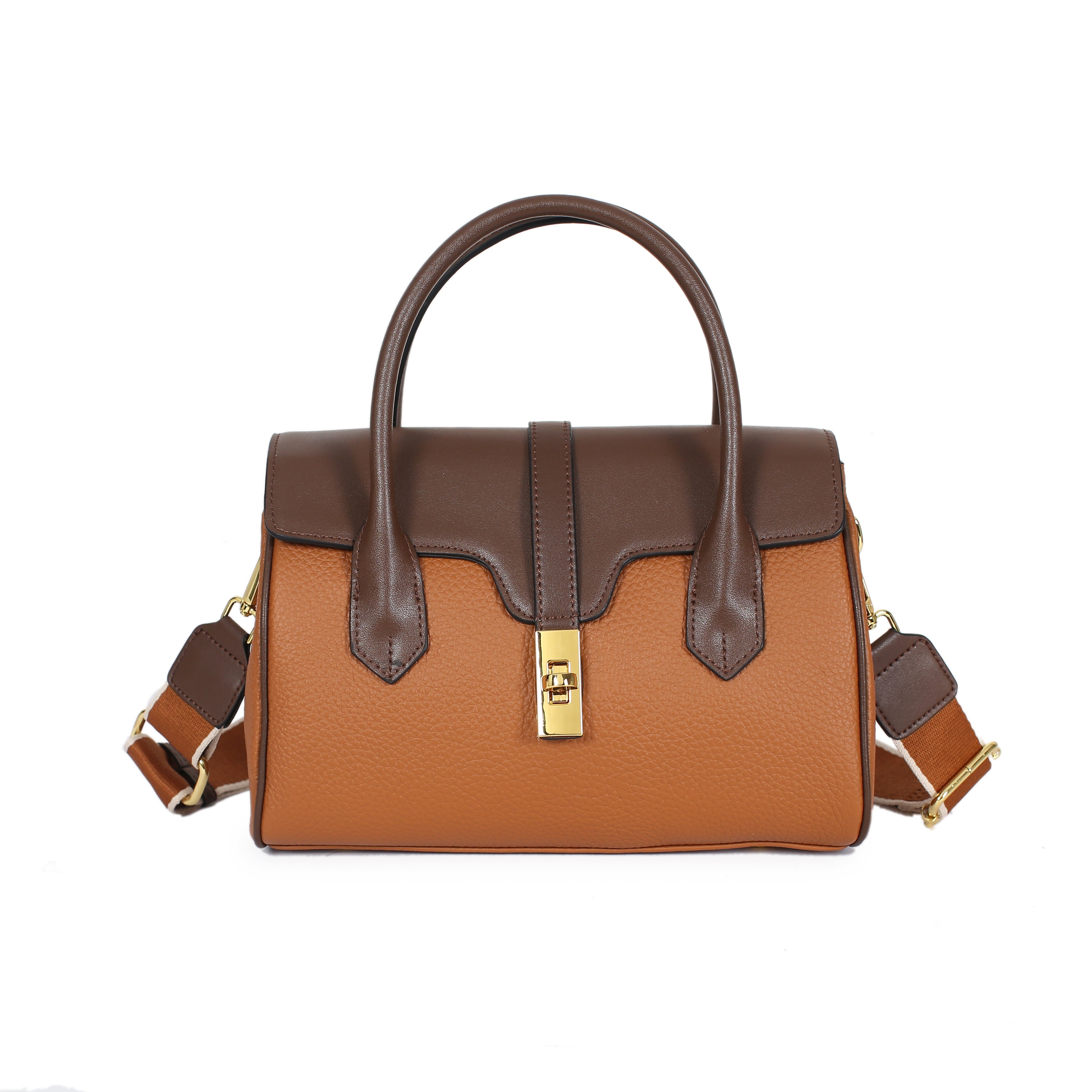 Fashionable & Simple Lock Buckle Handbag, Casual & Commuting Shoulder Bag