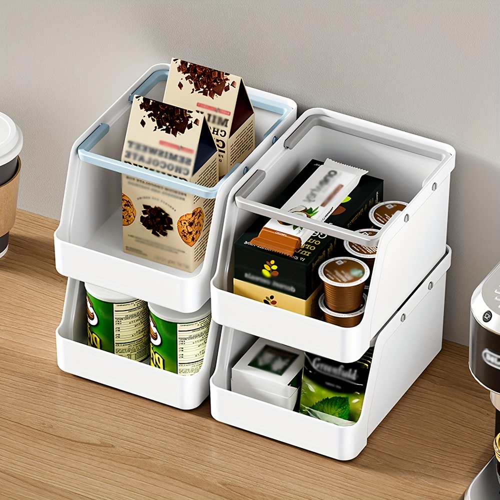 Plastic Storage Baskets Bins Organizer Multifunctional Kitchen