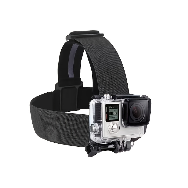 VIZEMO Soporte de correa de barbilla para casco compatible con GoPro Hero  11/10/9/8/7/6/5 Black Hero, AKASO/Campark/DJI Action Camera, con conexión