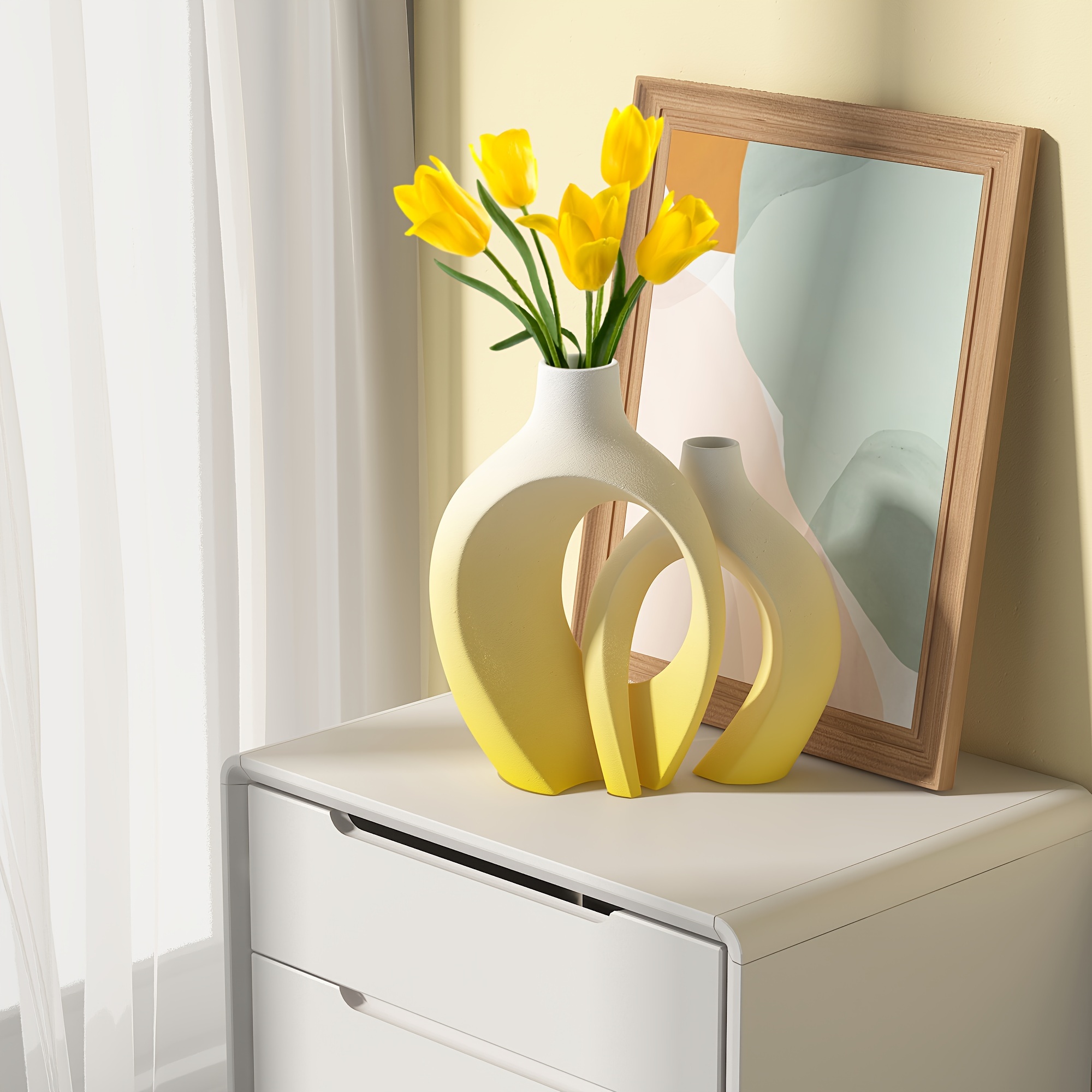 Vaso nero di design: eleganza contemporanea per l'arredamento moderno | Vaso Design