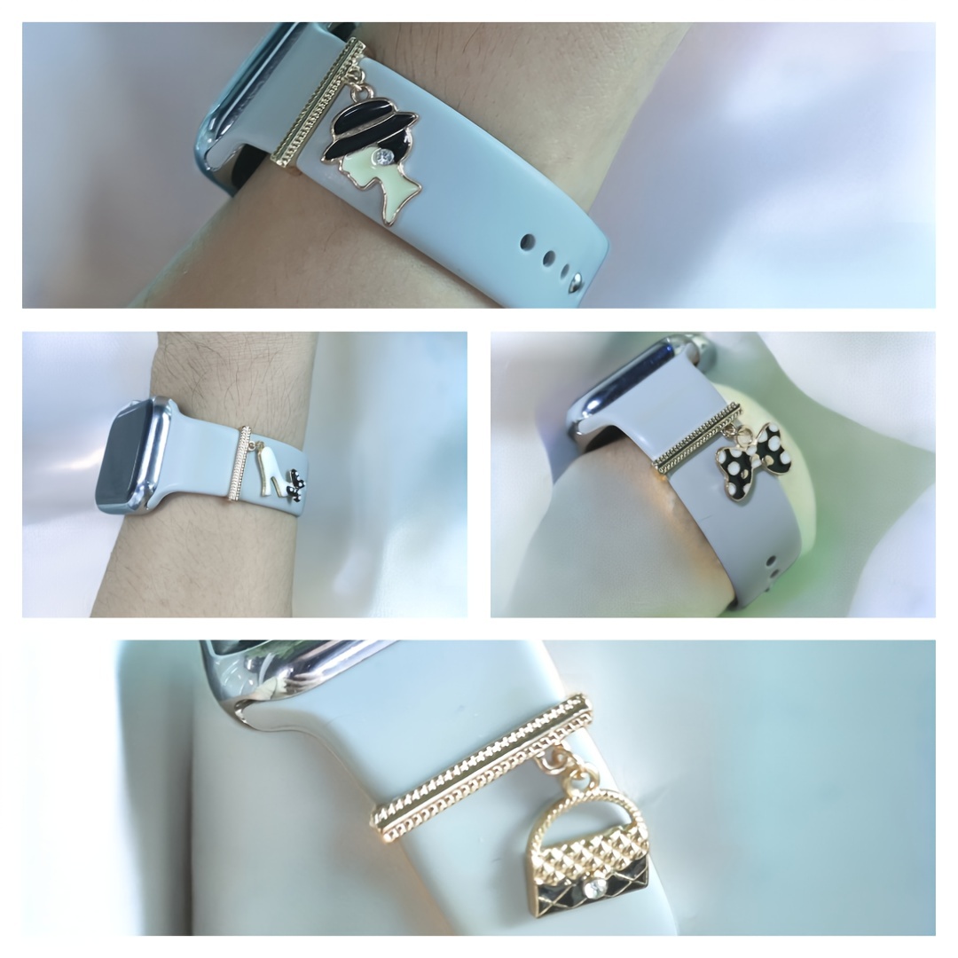 Watch Band Charms - Decoration For Your , & Garmin Smart Watch Straps! -  Temu Netherlands