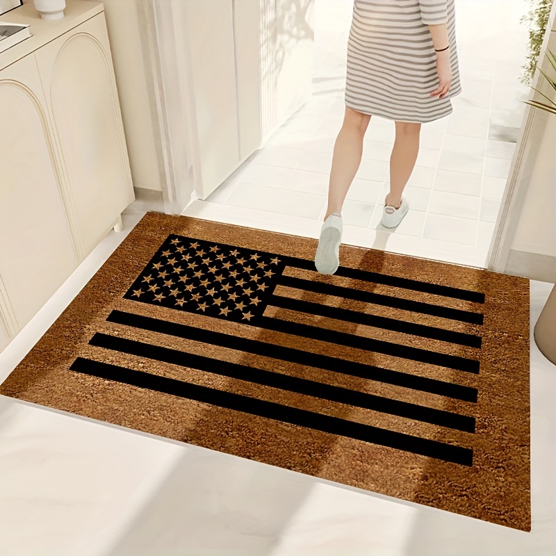 Tapetes de cocina para piso, alfombras de cocina, 2 piezas, diseño de gnomo  de Estados Unidos, diseño de estrella de Estados Unidos, antideslizante