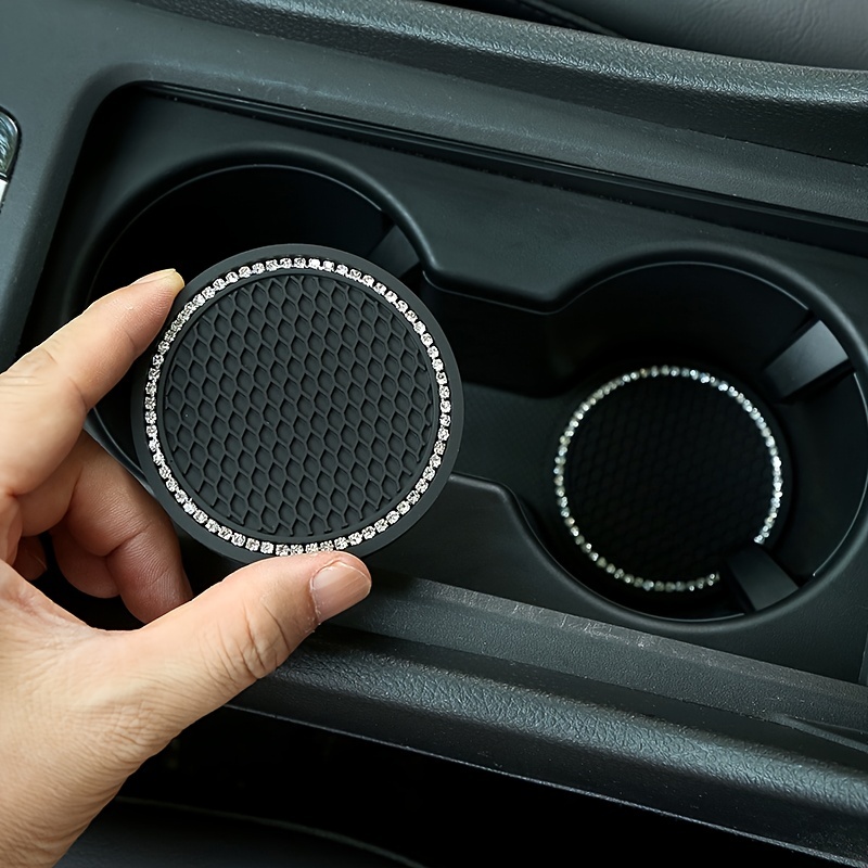 Car Cup Holder Coaster, Silicone Insert Waterproof Cup Holder Coasters For  Car, Honeycomb Anti-Slip Car Coaster, Suitable For Car Accessories And Car  Decoration