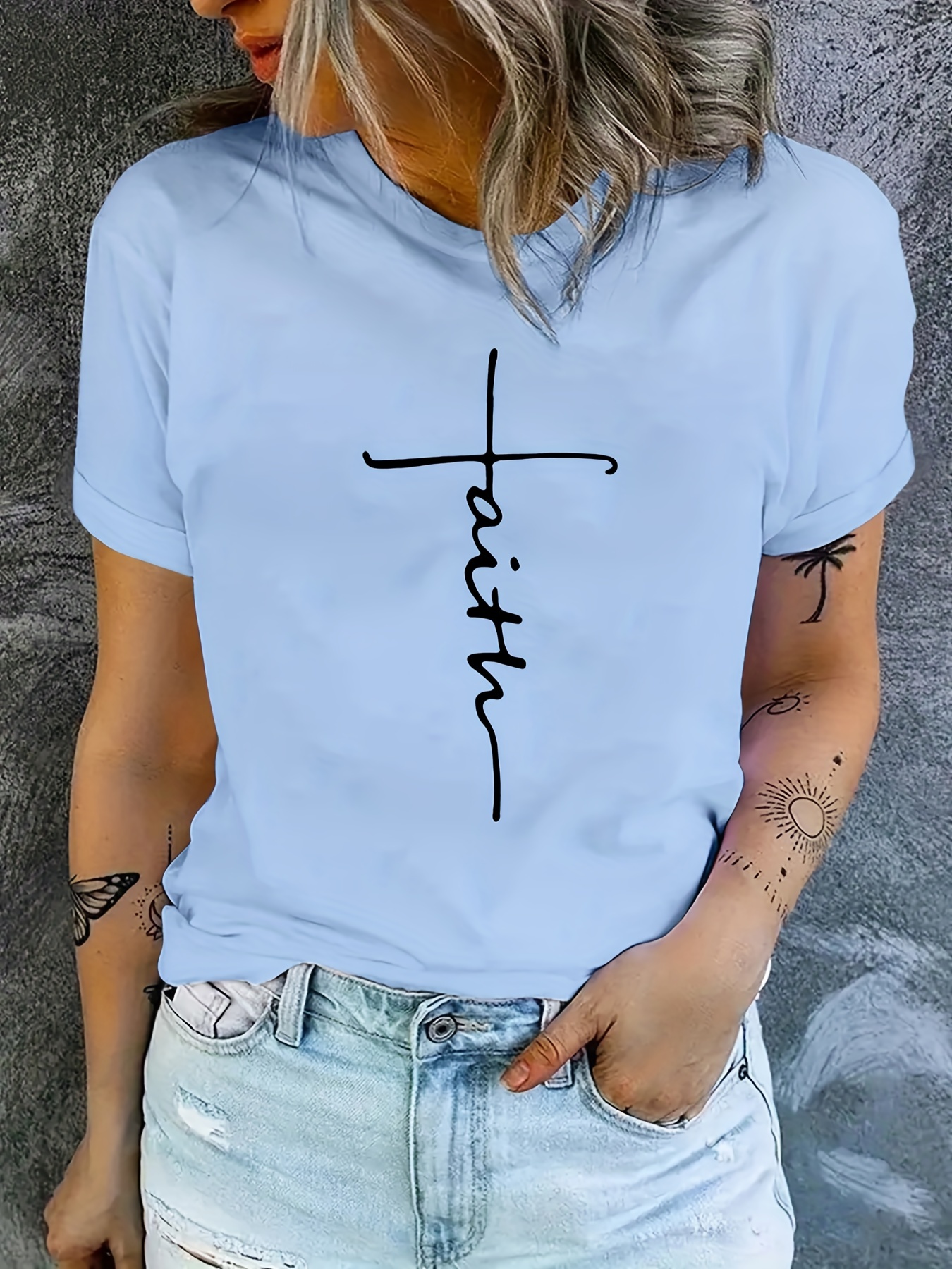 Women Faith T Shirts - Temu