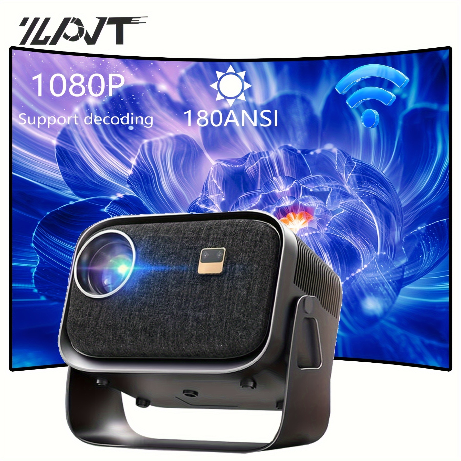 Proyector, Mini Proyector Wifi 1080p Compatible Con 100? Pan
