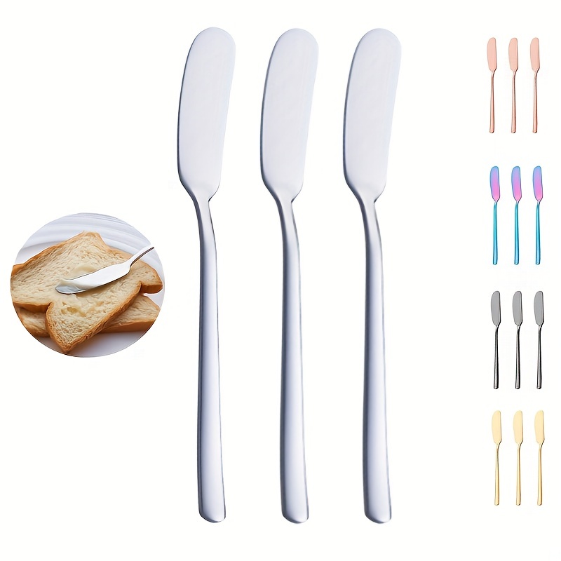 Stainless Steel Butter Knife Cream Spatula Cheese And Butter - Temu