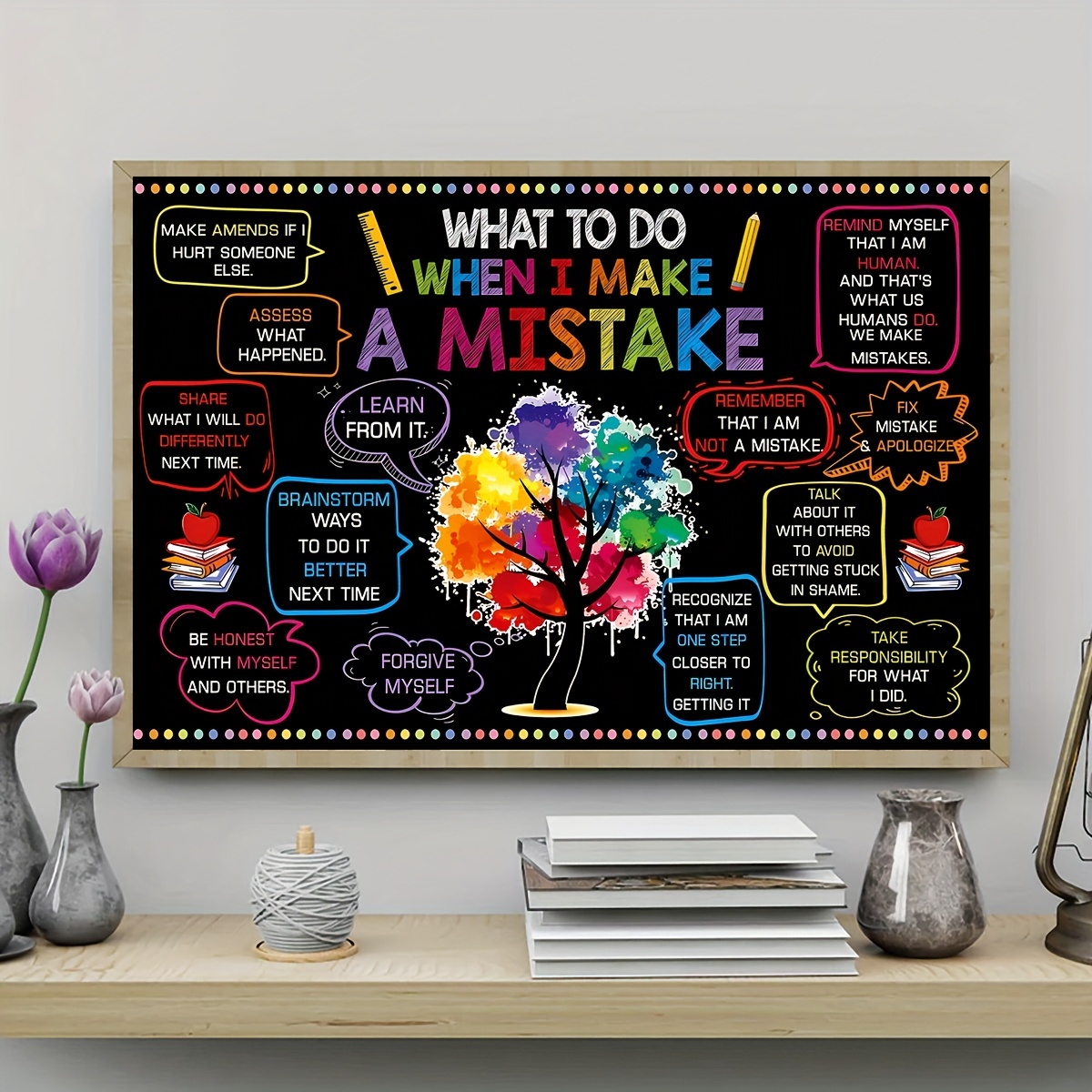 Canvas Poster: Make Amends Art Print