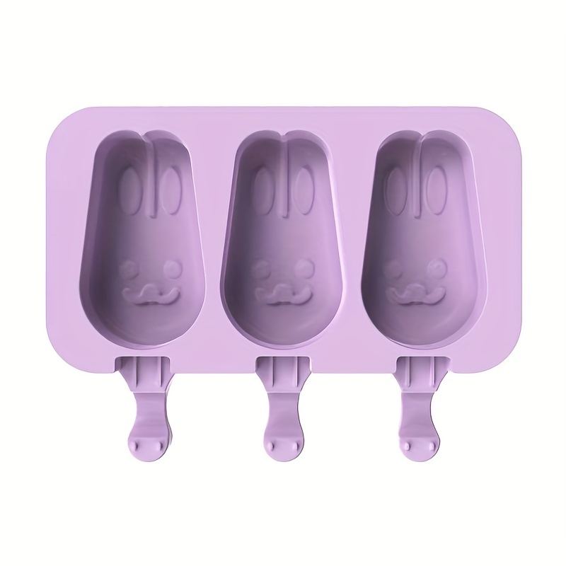 1pc Silicone Popsicle Mold, Modern Square Shape Ice Pop Mold For