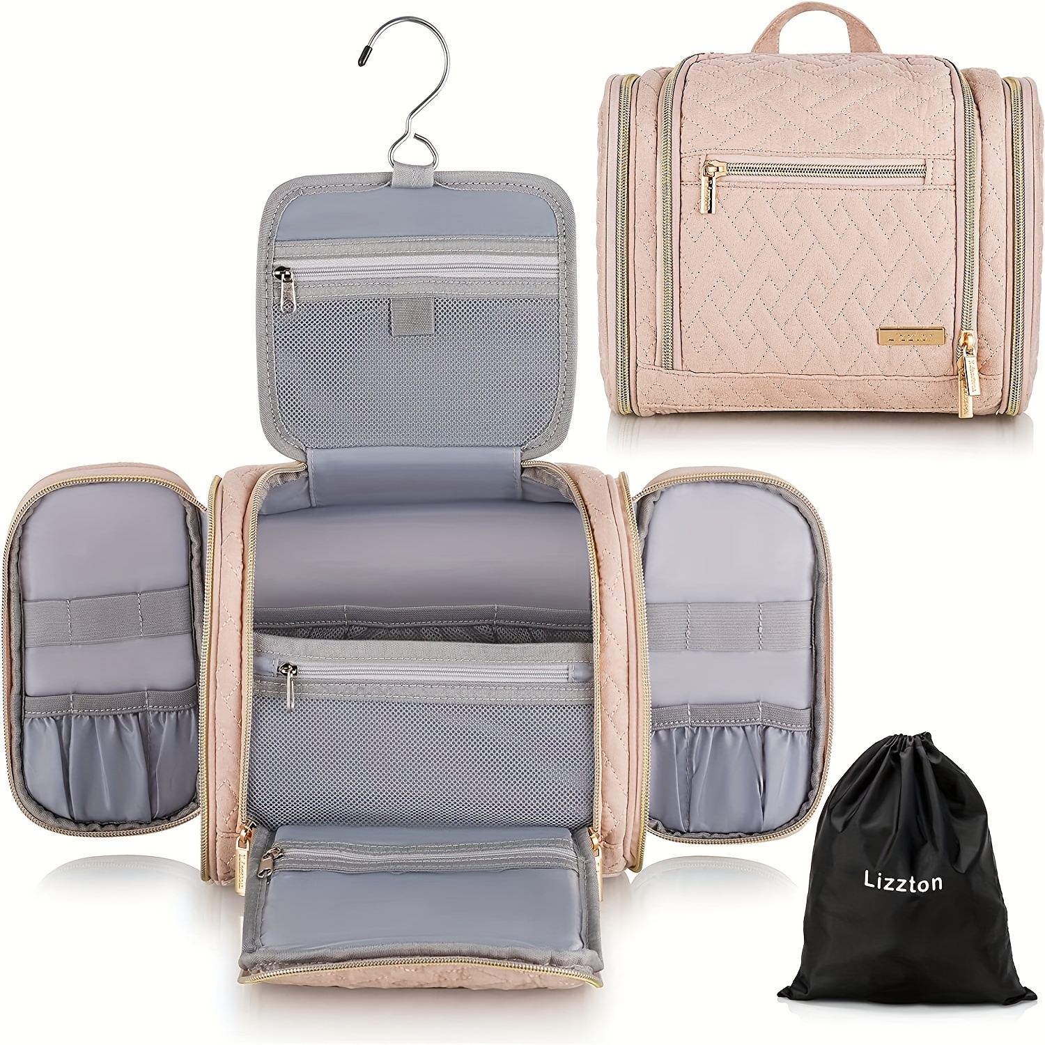  Toiletry Bag for Men,BAGSMART Travel Bag,Dopp Kit with