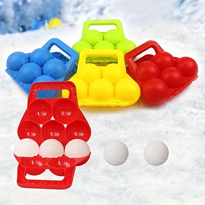  scienmeet 22 Pcs Snowball Maker - Snow Toys Molds with Gift  Bag, Outdoor Toys Snow Balls Winter Kit with Handle for Kids, Snow Toys for  Kids Outdoor Snowball Fight, Sand Castle