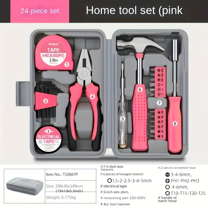 Measuring tool set 12 pieces