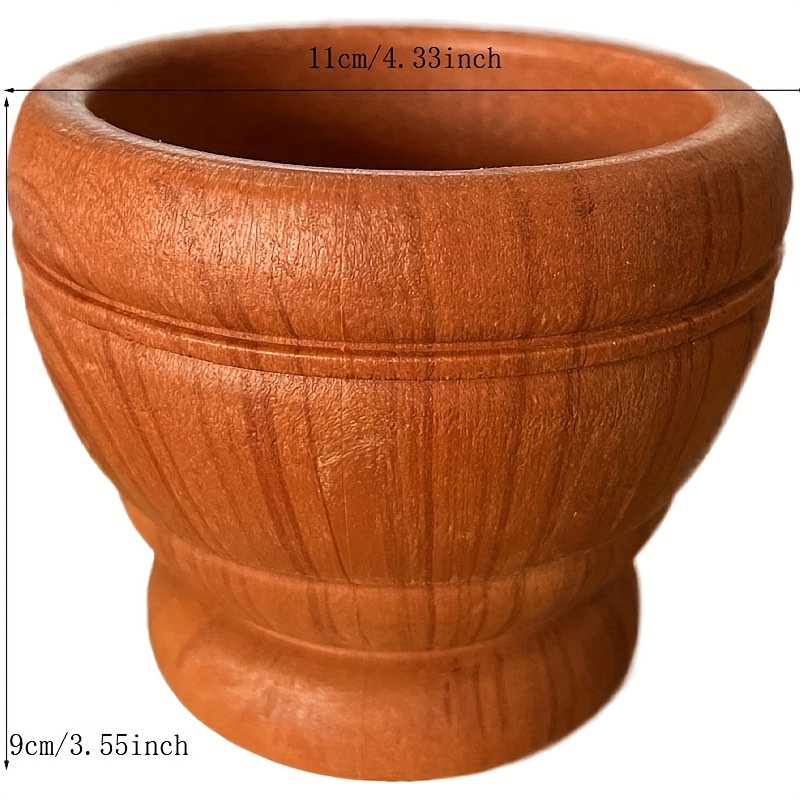 New Resin Mortar Pestle Tool Set 11 Cm Large Mortar Kitchen Herbs