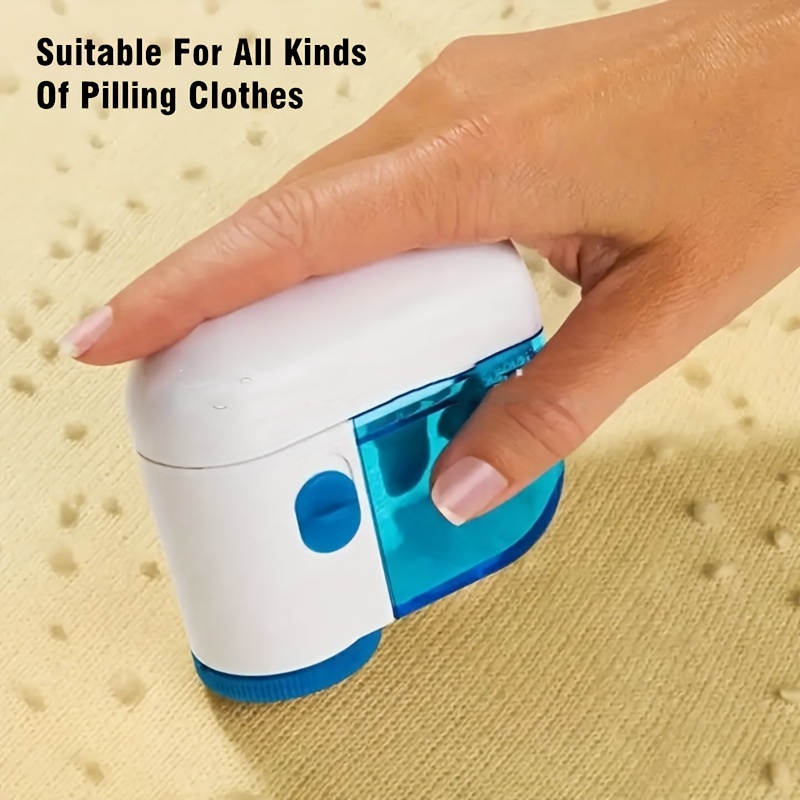 YZliii Portable Fabric Shaver - Battery-Powered Lint Remover with Adjustable Blade Settings, Ideal for Clothes, Bedding & Upholstery, No Batteries Included, Ball Trimme