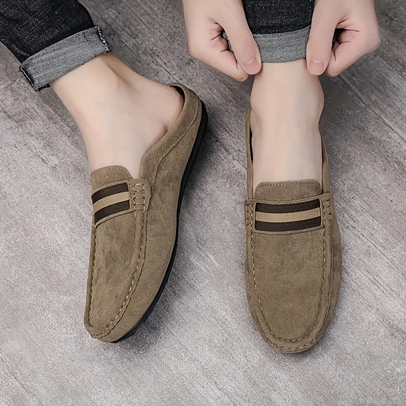 mens penny loafers breathable lightweight slip on casual shoes for walking driving spring summer autumn details 0