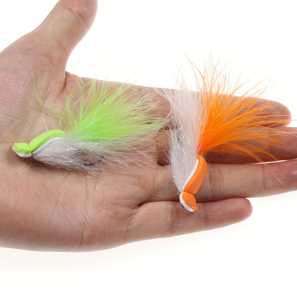 Gurgler Fly Barbed Floating Fly Hook Top Water Fly Trout - Temu Canada