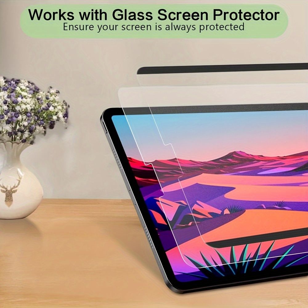  STARY Paperfilm Magnetic Screen Protector for iPad Pro 11 Inch  (2022/2021/2020/2018) and iPad Air 5/4 (2022/2020, 10.9 Inch),Write and  Draw Like on Paper, Detachable/Reusable/Anti Glare-Matte Finish :  Electronics