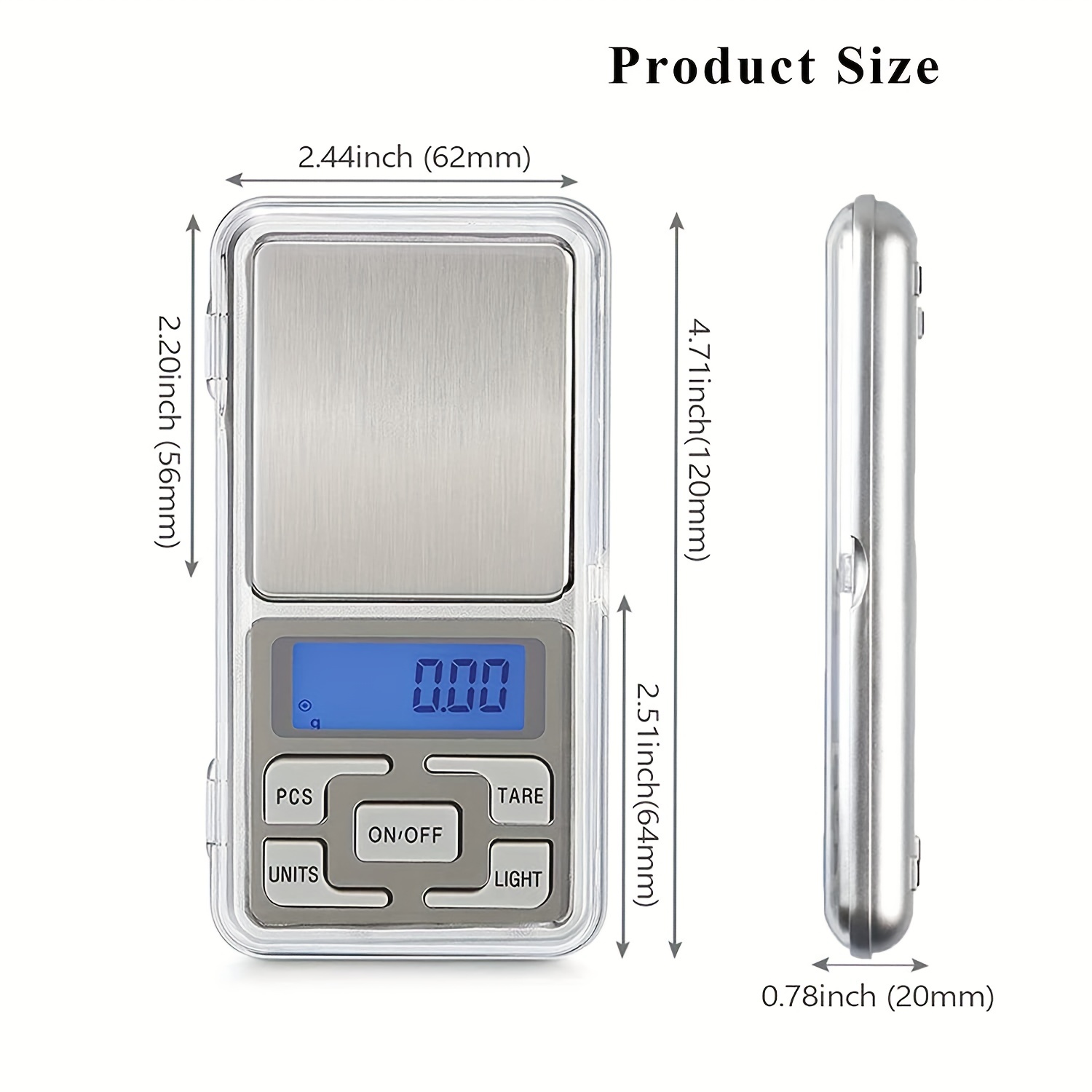 Small Food Scale, Portable Food Scale Digital Weight Scale Travel Food  Scale Pocket Scale Scale Gram Scale Mg Scale Digital Food Scale,Mini  Digital