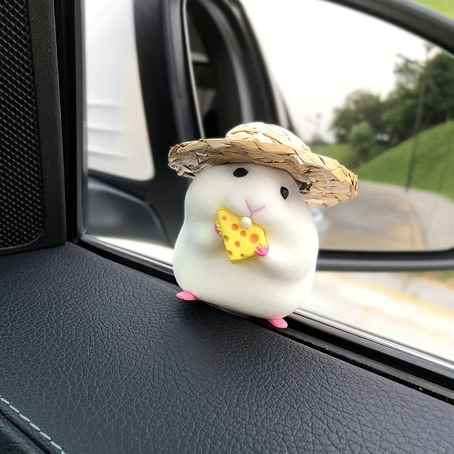 Melon Seed Hamster Car Decoration, Cute Mouse Car Center Console Decoration  Supplies