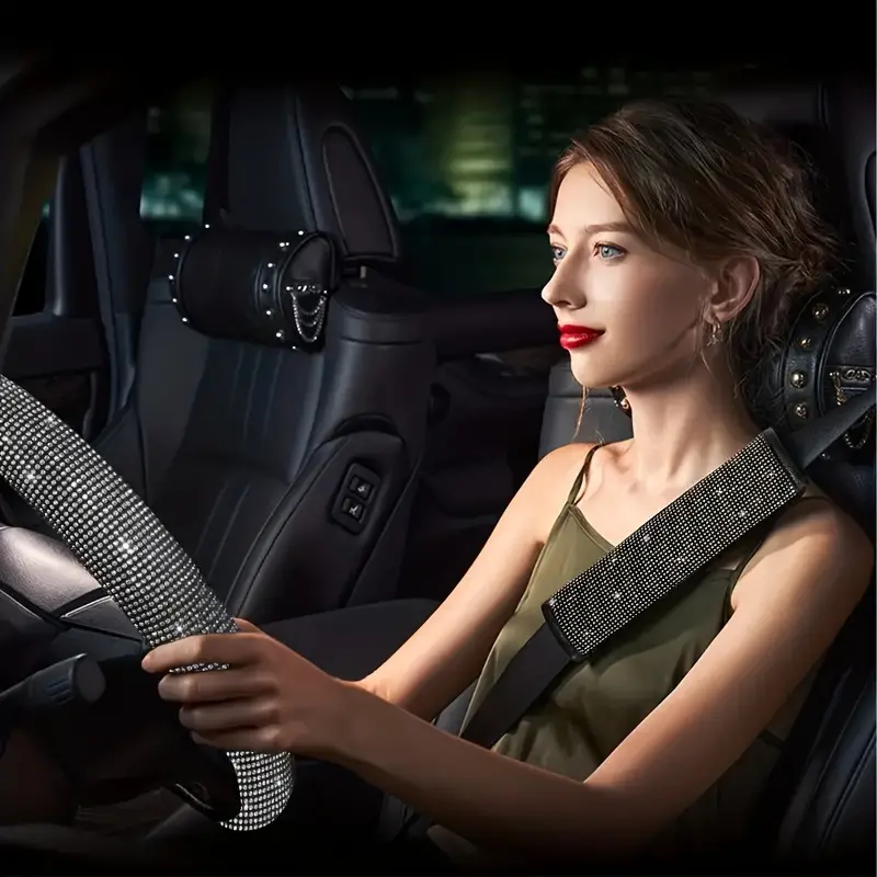 Bling Car Trim Self-adhesive Rhinestone Car Accessories For Women Car  Interior & Exterior Decoration Car Dashboard Accessories, Car Ornament