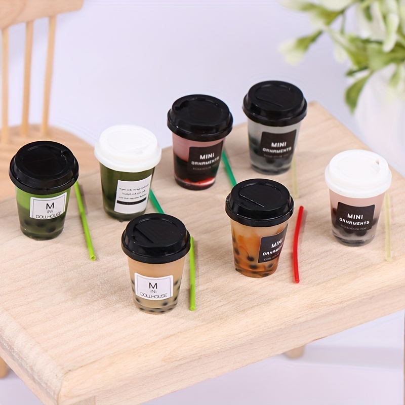 5pcs Cute Mini 1:12 Scale Model Dollhouse Miniature Coffee Cup