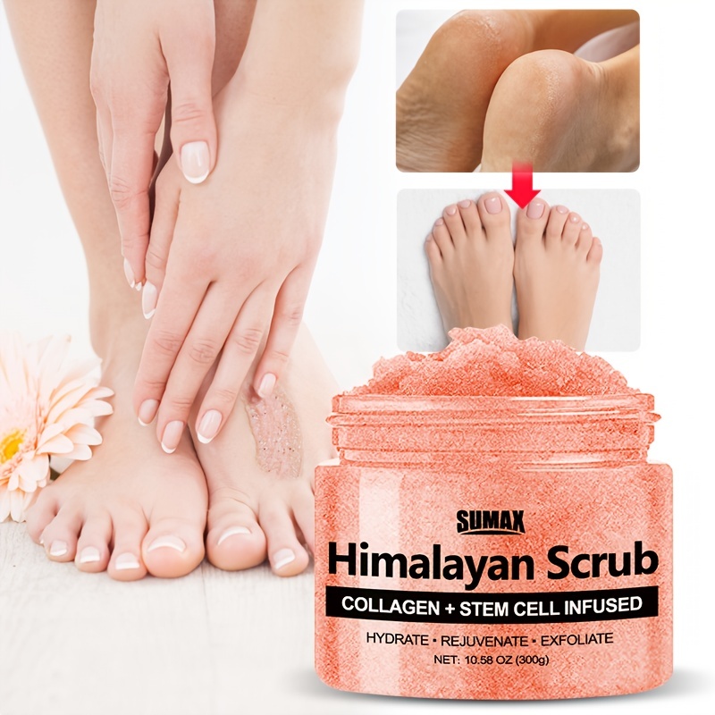 Himalayan Salt Foot Scrub natural Exfoliating Salt Used To - Temu