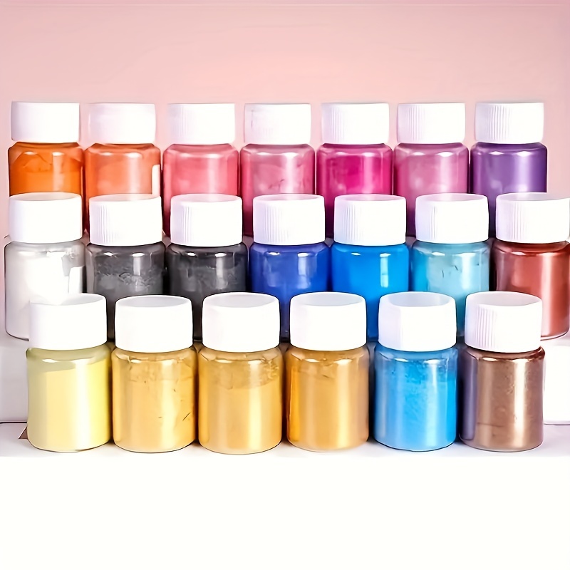 20color /bottle Mica Mineral Powder Pearl Pigment Natural - Temu