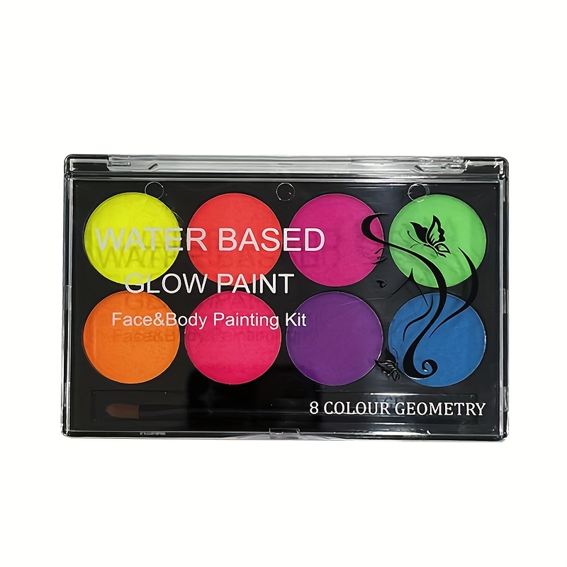 Halloween Fluorescent Body Paint Glow in the dark Instant - Temu